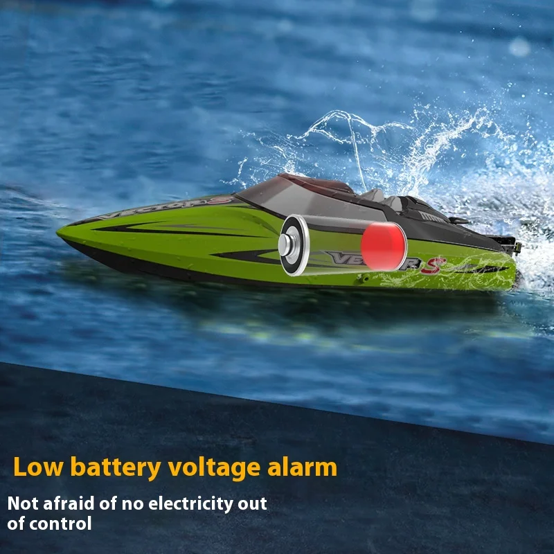 Olans Remote Control Boat Brushless Motor 50km High-Speed Remote Control Speedboat Water Electric Remote Control Boat Toy Gift
