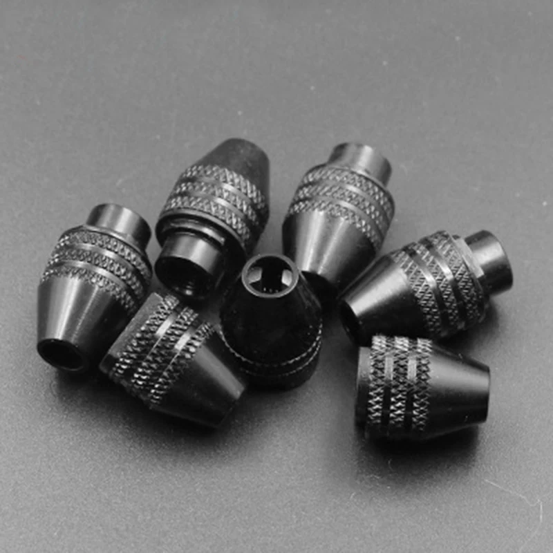 Mini Multi Keyless Dremel Rotary Gereedschap 0.3-3.2mm Snelspanboorhouder Quick Change Drie-Jaw Boor Klauwplaten Rotary accessoires