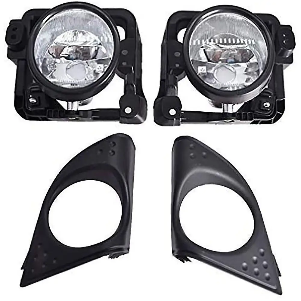 Pair New Fog Lamp Light Assembly For Honda Accord Acura Tsx 2009 2010