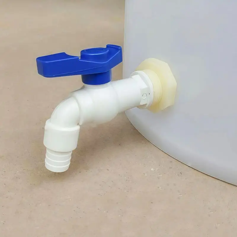 [S]1 Set Tank Tap Adapter Valve Garden Quick Connect Valves Fittings Water Tanks Faucet Replacement