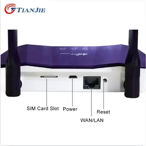Imagen 2 del producto Adaptador de red global TIANJIE 4G tarjeta SIM inalámbrico WIFI módem LTE Punto de Acceso CPE 4 antena Hotspot para cámara IP