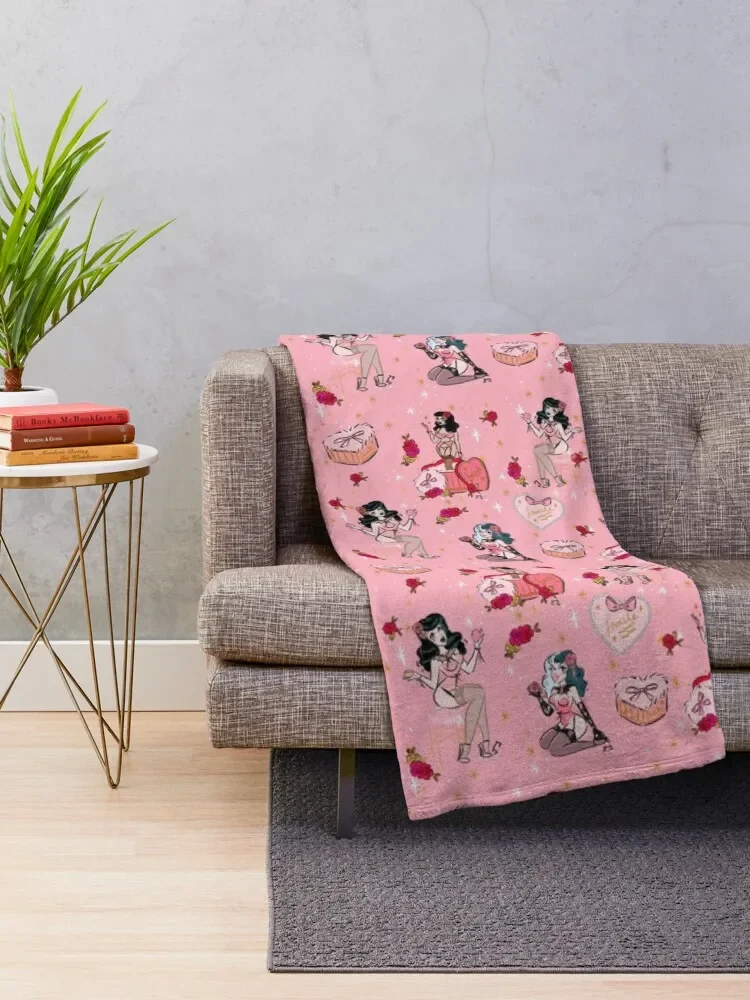 Lovable Throw Blanket Decorative Sofa Flannel Fabric Cute cosplay anime Blankets