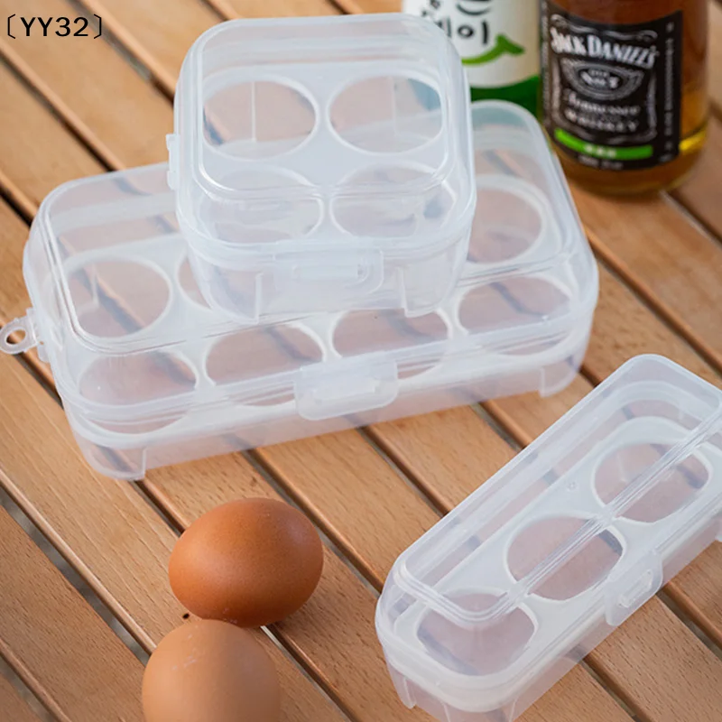 Outdoor Shockproof Egg Box Storage Box, Portable Camping Shatterproof Egg Tray, Home Plastic Protection Box  Shatterproof〔YY32〕
