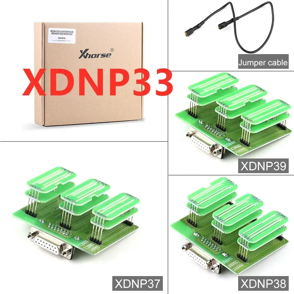 Xhorse XDNP33 Xhorse MINI PROG Solder-Free for BMW Adapters 3Pcs Set for KEY TOOL PLUS and VVDI MINI PROG OBD Adapters