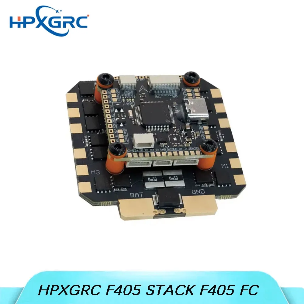 

Контроллер полета HPXGRC F405 Stack F405 ICM42688P с 80A/100A ESC 3-8S LIPO 30,5x30,5 мм для гоночного дрона RC FPV