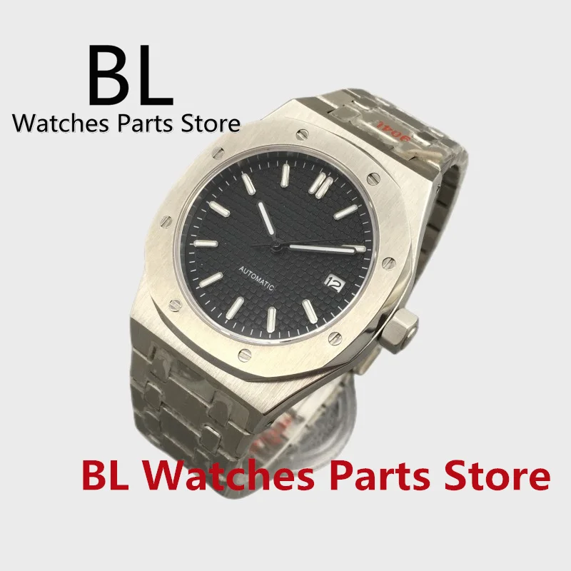 BL 41mm Men\'s Watch Stainless Steel Case Sapphire Glass Luminous NH35 NH36 PT5000 Automatic Watches For Men Waterproof