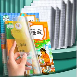 S/M/L Transparent Self Adhesive Book Cover Wrapper Stickers Waterproof Books Notebook Protector Case Clear Frosted Films