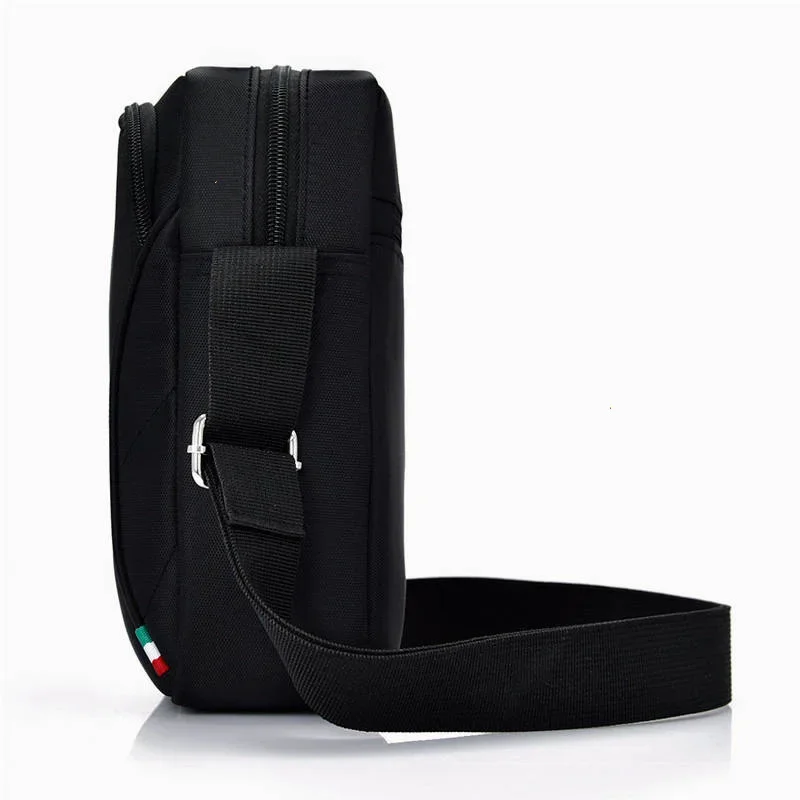 Men\'s Square Shoulder Bag Oxford Cloth Messenger Bag Light Sling Bag Over His Shoulder Business Casual Sports Crossbody Bags
