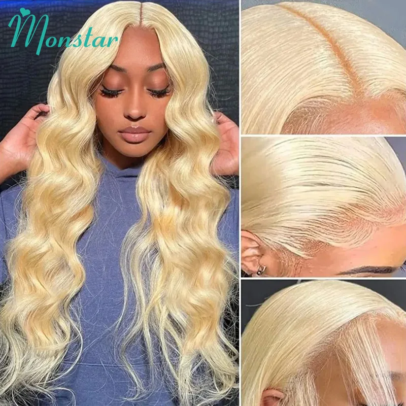 Blonde Lace Front Wig Human Hair 613 Hd Lace Frontal Wig Human Hair Lace Frontal Wig Glueless Brazilian Body Wave Lace Front Wig