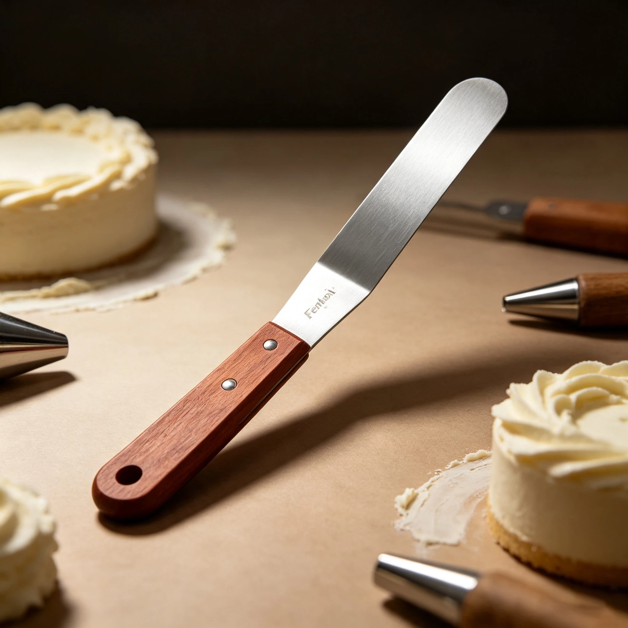 Offset Spatula Set - ملعقة كيك من الفولاذ المقاوم للصدأ