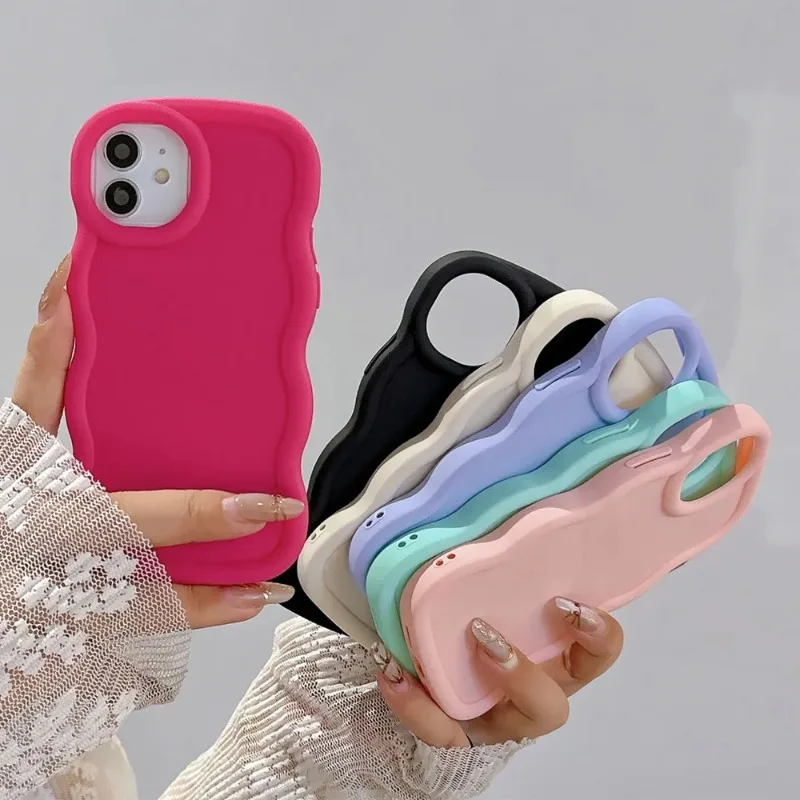 G24 Soft Silicone Candy Wave For Phone Case Motorola Moto G04 G14 G24 G34 G54 G84 5G G82 G52 G22 G32 G53 G23 G13 G04S Cover