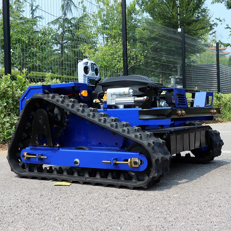 Интеллектуальная газонокосилка с дистанционным управлением гусеничного типа по индивидуальному заказу