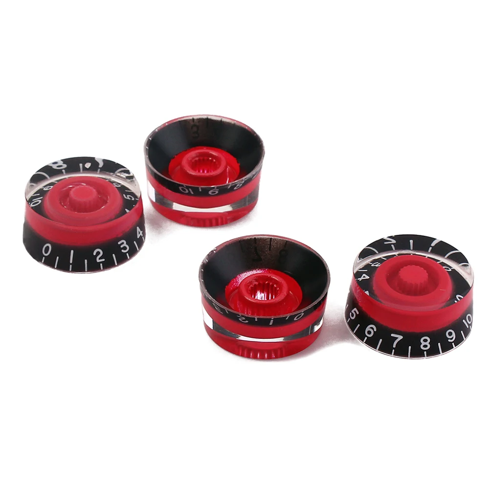 

4 Pcs Guitar Knobs Amp Effect Pedal High Quality Control Amplifier Durable