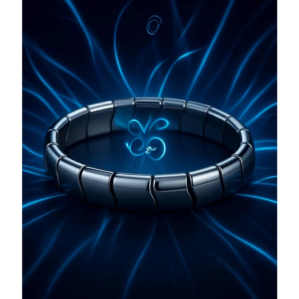 

Браслет ручной работы из натурального камня гематита для мужчин, повышает мужскую энергию, целебный подарок