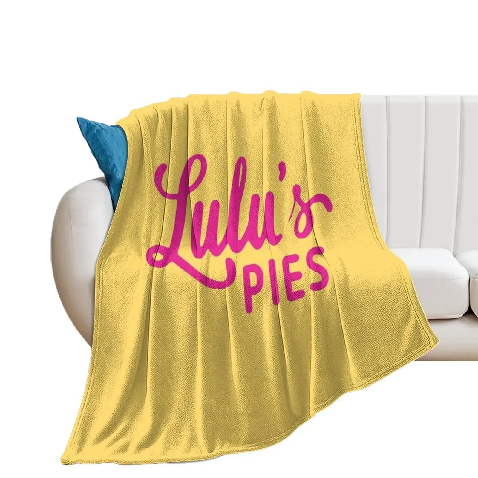 Lulu's Pies Menu Logo - Waitress the Musical - Broadway, West End Throw Blanket Decorative Sofas anime Single Blankets
