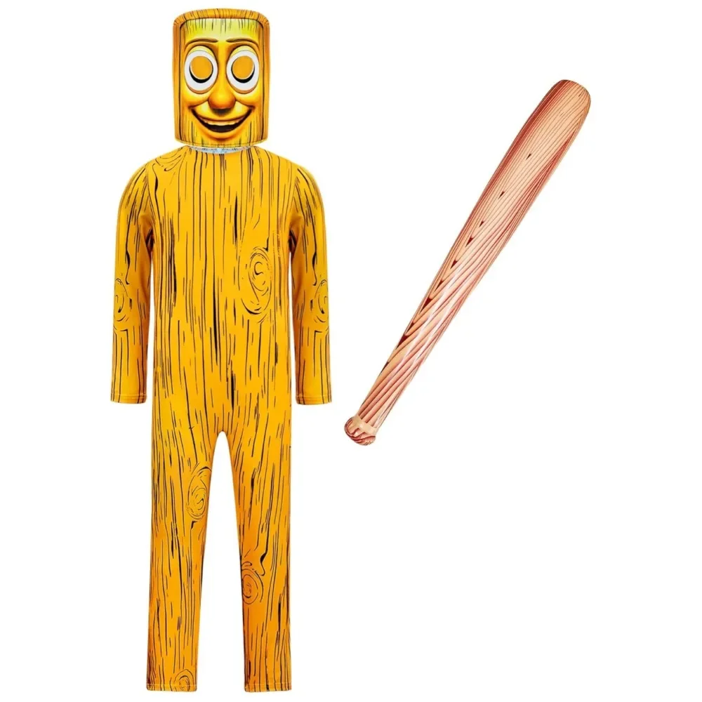 TungTung Sahur Volwassen Kinderen Cosplay Voor Kinderen Cartoon Anime Jumpsuit Bodysuit Italiaanse Hersenkostuums Party Italiaanse Brainrot Set