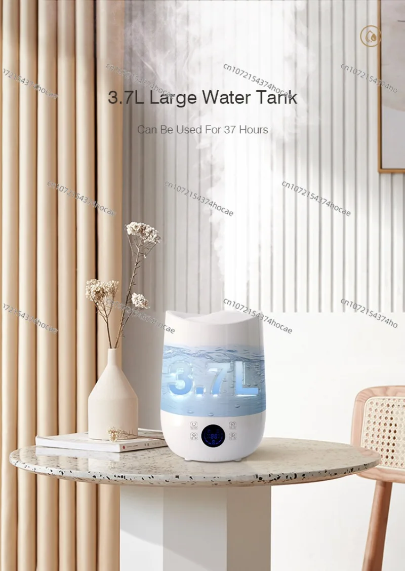 Electric 3.7L Large-capacity Sprayer, Smart Ultrasonic Humidifier, App WiFi with Aromatherapy Function