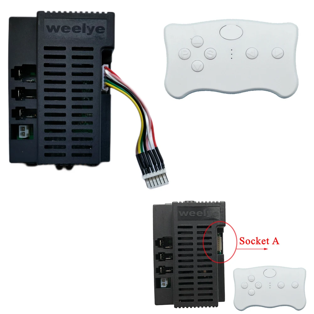 Weelye Wellye Berica 12V 24V RX37 RX30 RX74 High-Power Children\'s Electric Ride on Car Remote Control Box Receiver Motherboard