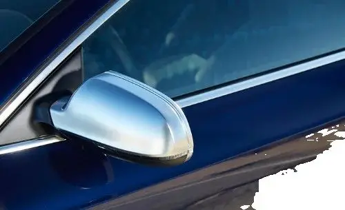 

S Line Style Silver Matt Chrome Side Mirror Cap Replacement Facelift Version With Lane Assist for Audi A4 & A5 B8 facelift