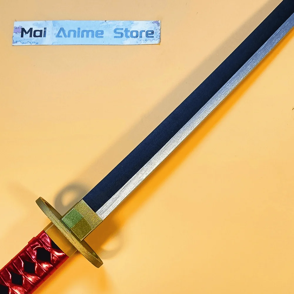 40in Okkotsu Yuta Katana الحجم الحقيقي كاتانا الأصلي الساموراي صابر أنيمي Jujutsu Kaisen تأثيري السيف النينجا سكين لعبة غير حادة هدية #3