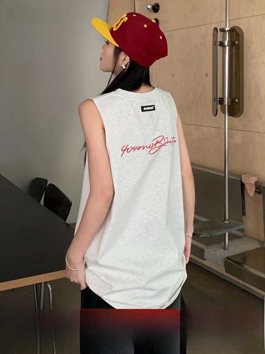 

Охлаждающий спортивный жилет UPF50, свободный крой, дышащий, без рукавов, летний повседневный