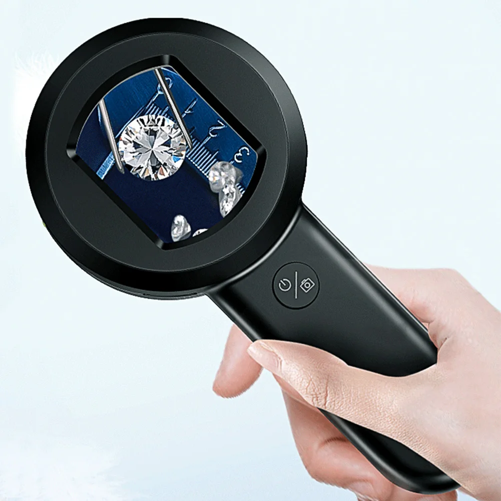 عدسة مكبرة للعملات المعدنية المحمولة مع مجوهرات الجيب المجوهرات العدسة الرقمية مجهر الجيب الصغير للأطفال والكبار