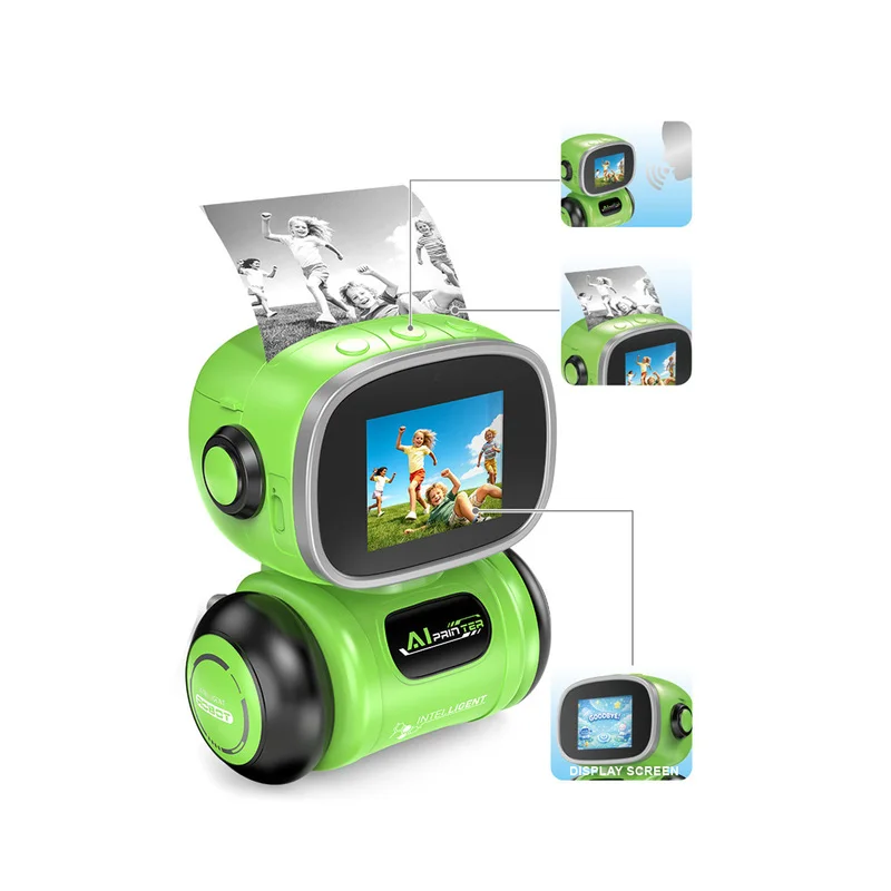 New Ai Intelligent Painting Robot Ai Voice Printer Yitoy High-Definition Color Screen Robot Toy Can Be Given As A Gift