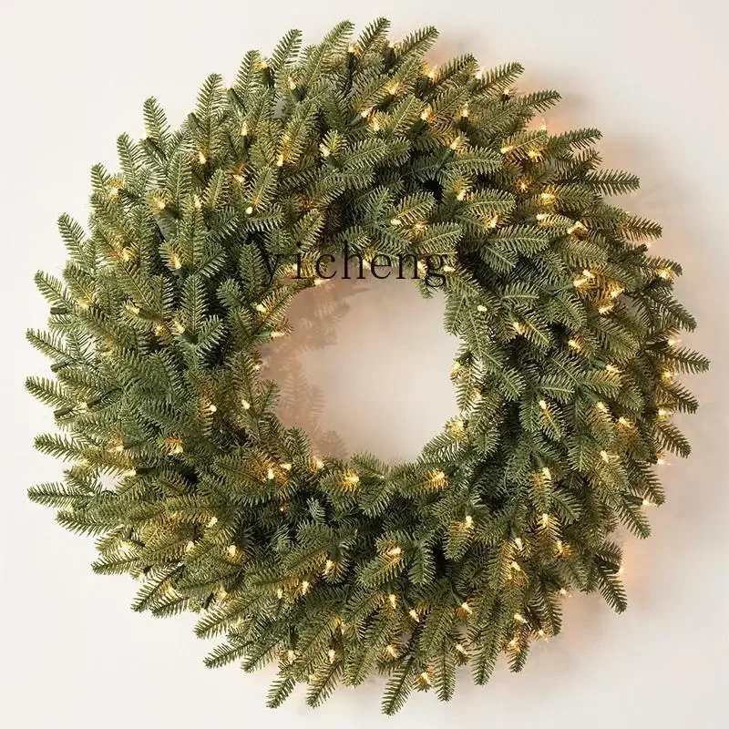 L7-15 pure PE Christmas wreath 50/60/80 CM Christmas rattan 2.7 meters combination set shopping mall hotel scene layout