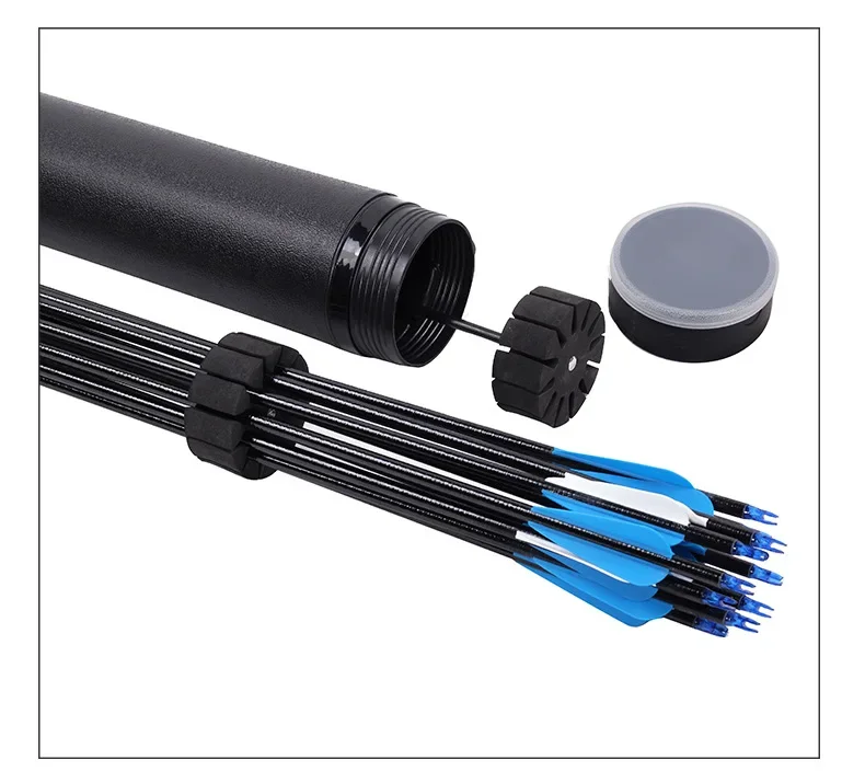 Soporte de marco de flecha dividida EVA, arco compuesto, aljaba redonda, soporte de 12 flechas, accesorios separador de protección de almacenamiento, 1/2 Uds.