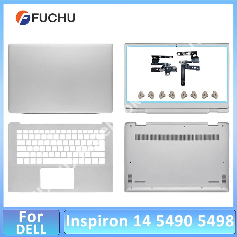 

New Replacement Laptop Housings For Dell Inspiron 14 5490 5498 LCD Back Cover Front Bezel Palmrest Top Lower Bottom Case 0C4VGP