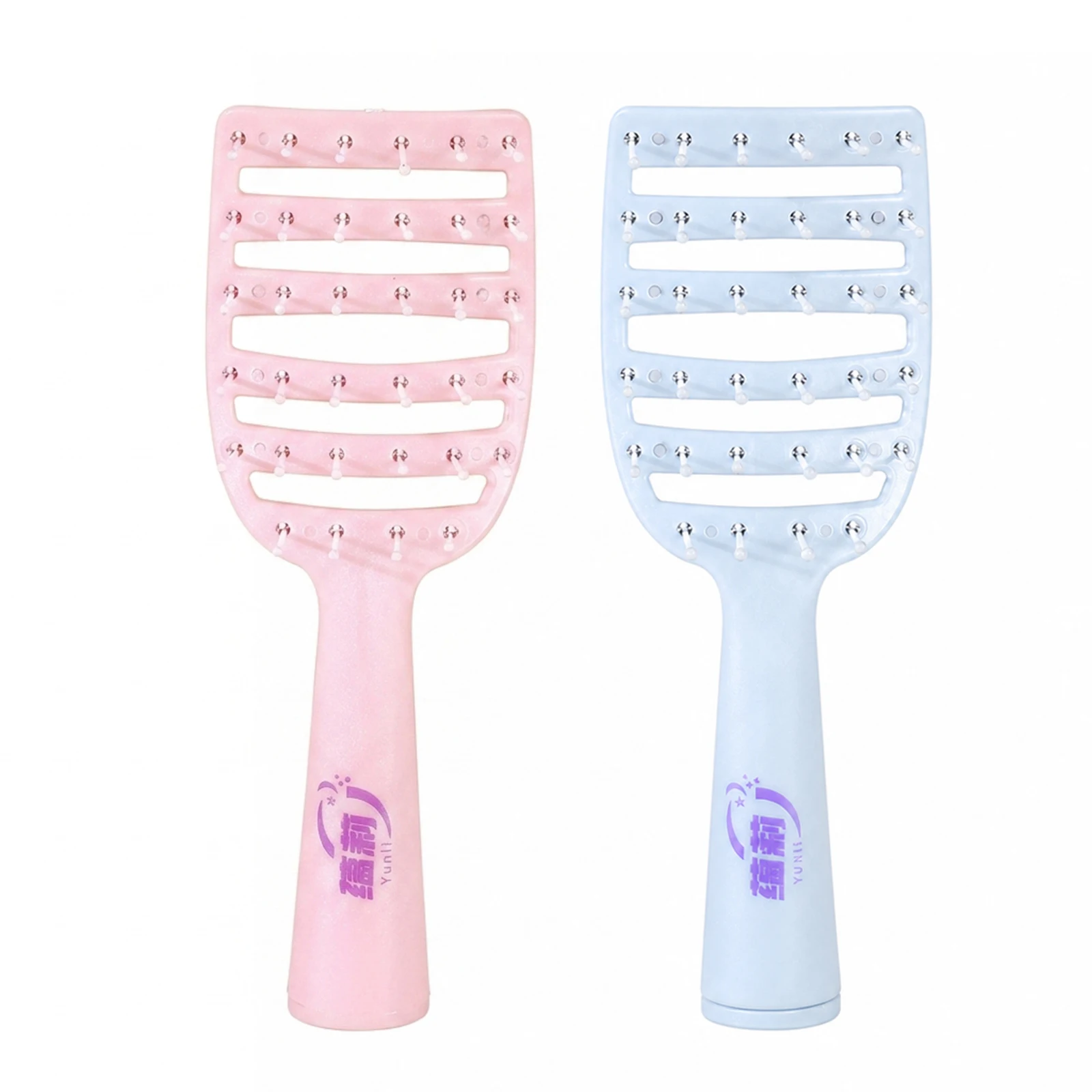

Detangling Hair Brush Hollow Scalp Massage Comb Hairdressing Wide Tooth Hair Comb Wet Curly Massage Brush Barber Styling Tools