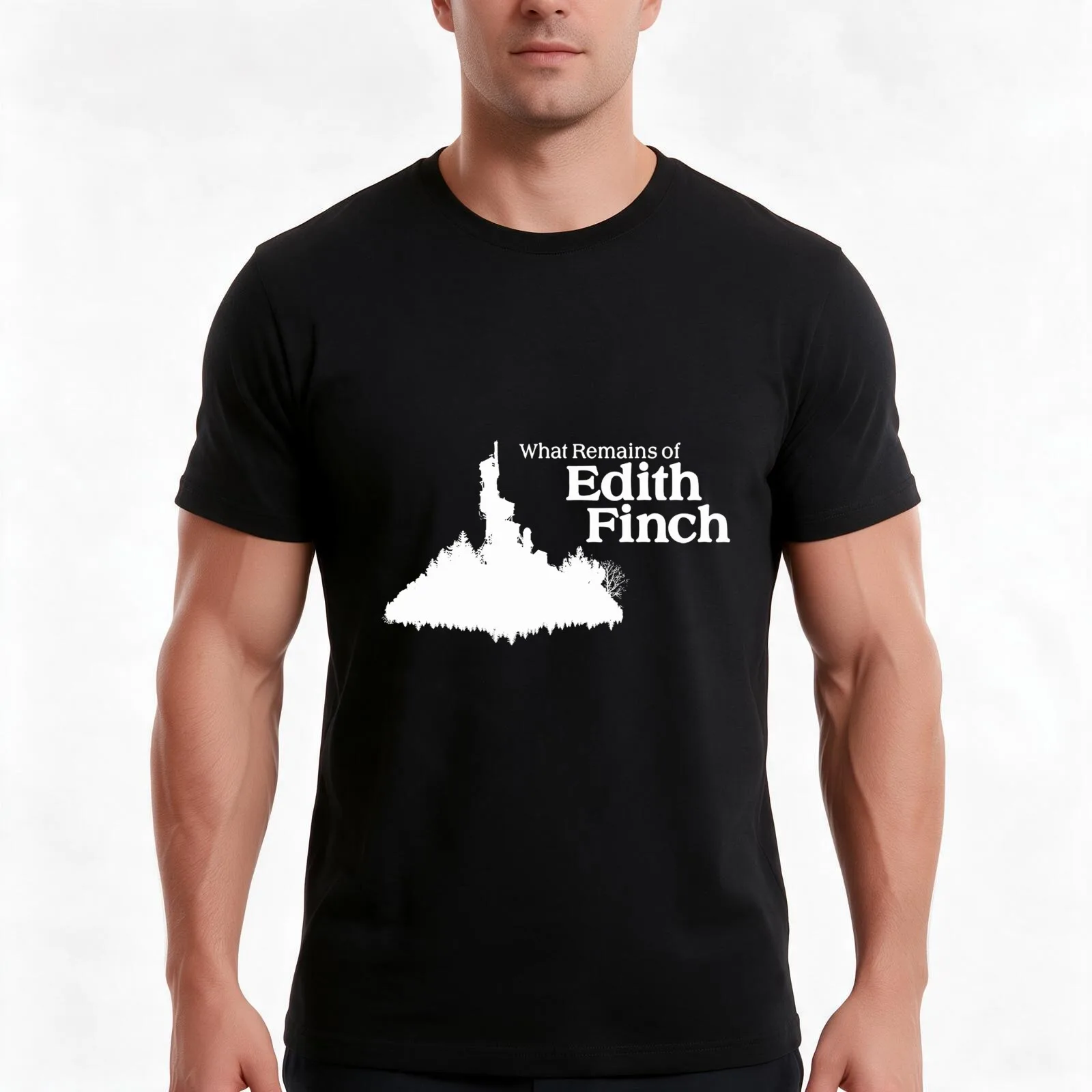 WHAT REMAINS OF EDITH FINCH 4E T-Shirt Summer Casual Cotton Tee Oversized Streetwear Tops Vintage Graphic Print 100% Cotton