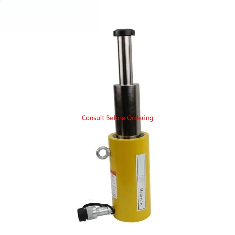 Equivalent Single-phase Multi-stage Double-acting Telescopic Cylinder Jack 100 Tons Hydraulic Cylinder Press: