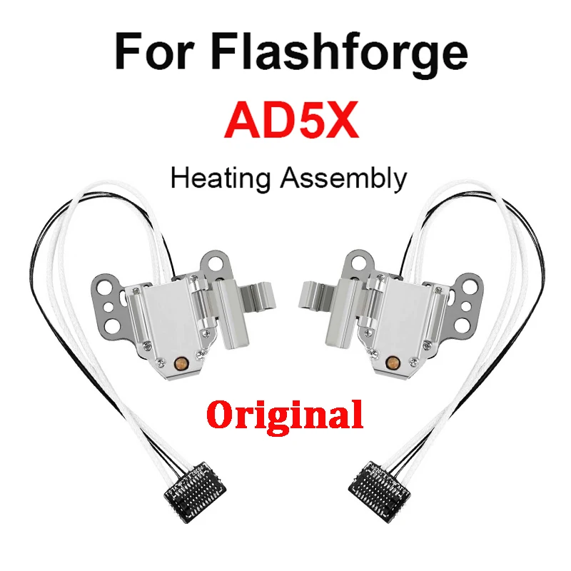 Original Flashforge AD5X Hotend-Heizung mit Thermistor-Temperatursensor, Hotend-Baugruppe für Flashforge AD5X Zubehör