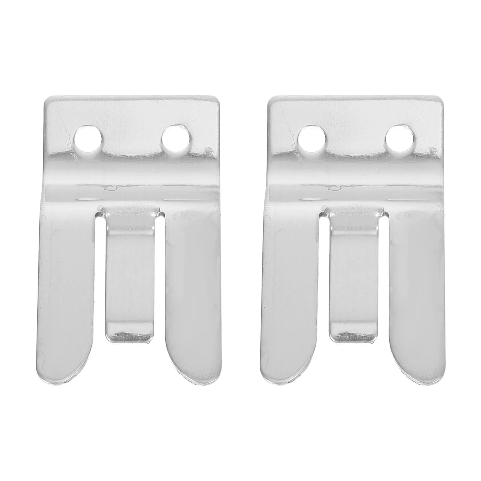 

2 Pcs Car Microphone Stand Holder Hooks Storage Platform Accessories Metal Support