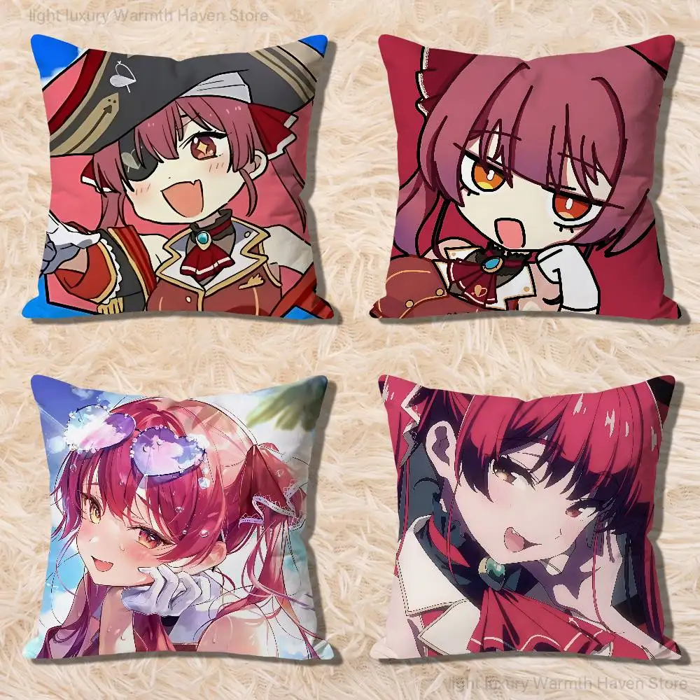 

Cute H-Houshou M-Marine Various Sizes Square Pillow Case For Car Home Bedchamber Decor Custom Valentine gift