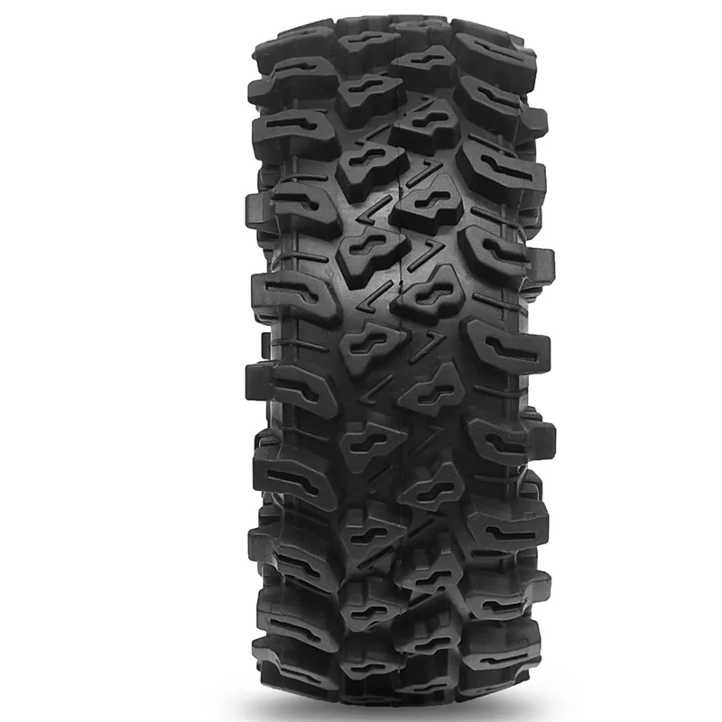 

4Pcs 136Mm 1.9Inch Metal Beadlock Wheel Rim Rubber Tire Set For 1/8 1/10 RC Crawler Car TRX4 D90 D110 Axial SCX10