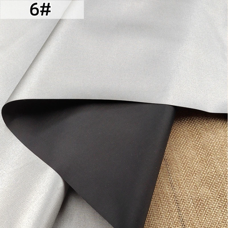 3/5/10m 1.6m wide silver coated waterproof fabric，sunshade sunscreen Oxford fabric for sky curtain tent cloth，car clothing cloth
