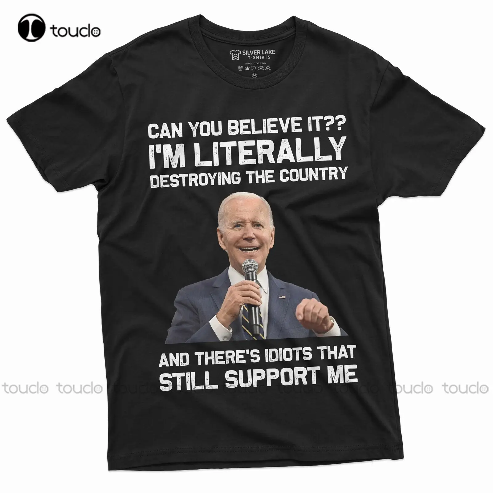 

Funny Biden Shirt Anti Biden Shirt Anti Democratic Anti Liberal Tee Trump Gifts O-Neck Streetwear Oversized Xs-5Xl Custom Gift