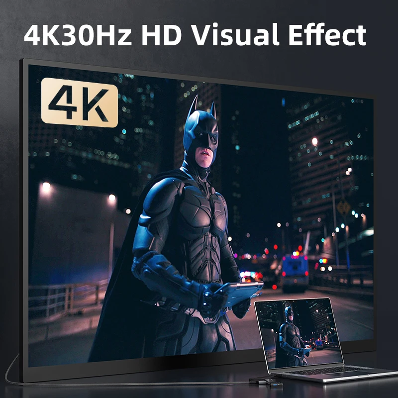 CABLETIME USB C HUB 6 في 1 Type C Hub إلى 4K 30 هرتز HDMI PD 100W USB 3.0 5Gbps SD TF لأجهزة الكمبيوتر المحمول Macbook Pro C 3.0 HUB