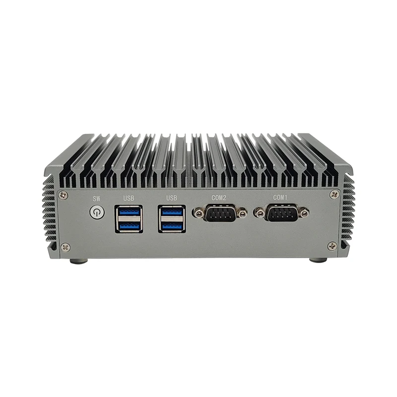 Factory 4G 128G i7 8569U Inter Industrial ATM Advertising Subway Use Low Power Consumption Fanless Computer  Industrial PC