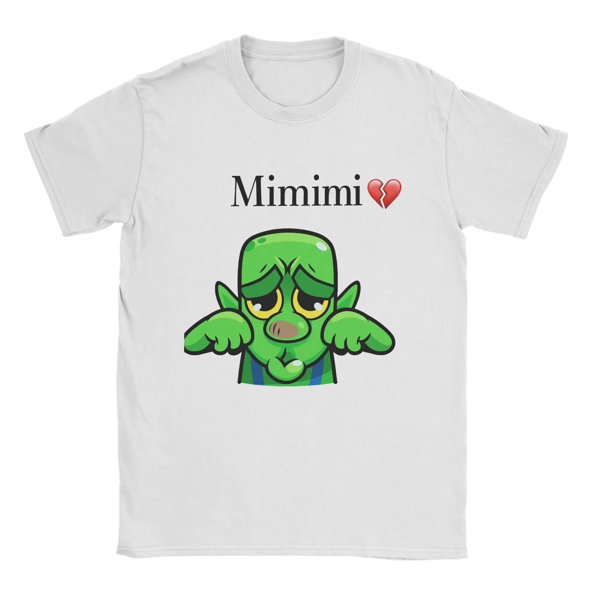 ميميمي كلاش رويال عفريت البكاء تي شيرت الرجال 100% القطن مضحك تي شيرت Crewneck تيز ملابس قصيرة الأكمام الكبار