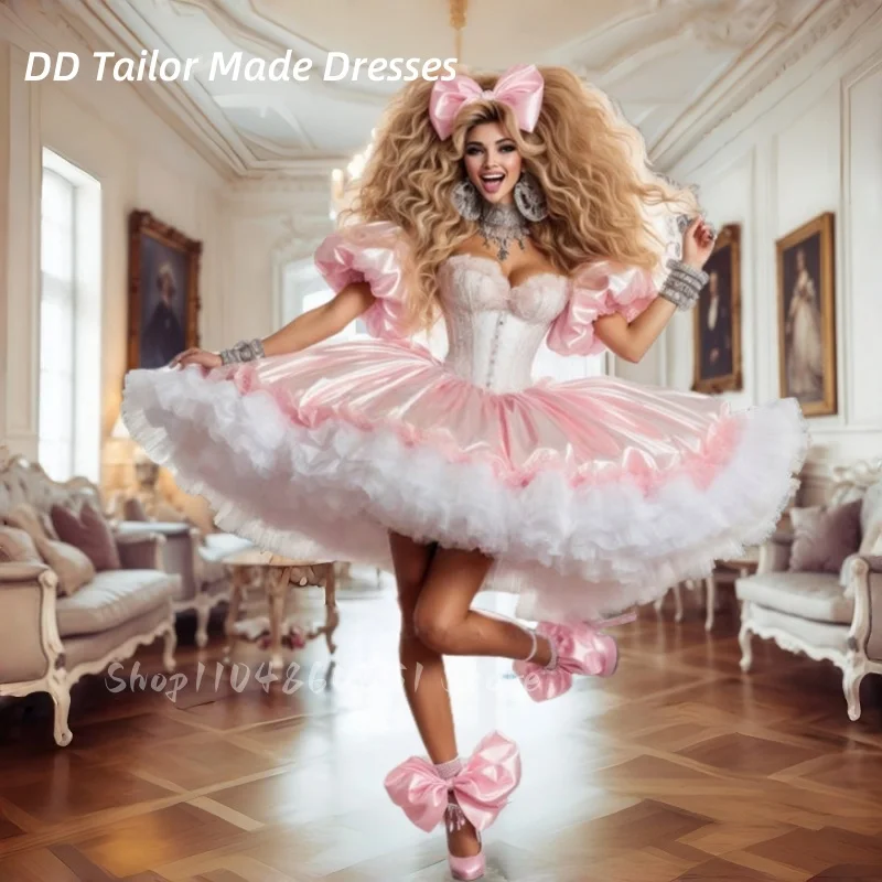 Short Puffy Prom Dr… - image