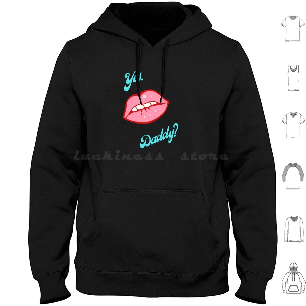 Yes Daddy Hoodies Long Sleeve Daddy Yes Daddy Bdsm Kinky Pink Sexy Tumblr Cute Sex Boobs Daddys Girl Sugar Daddy 90s