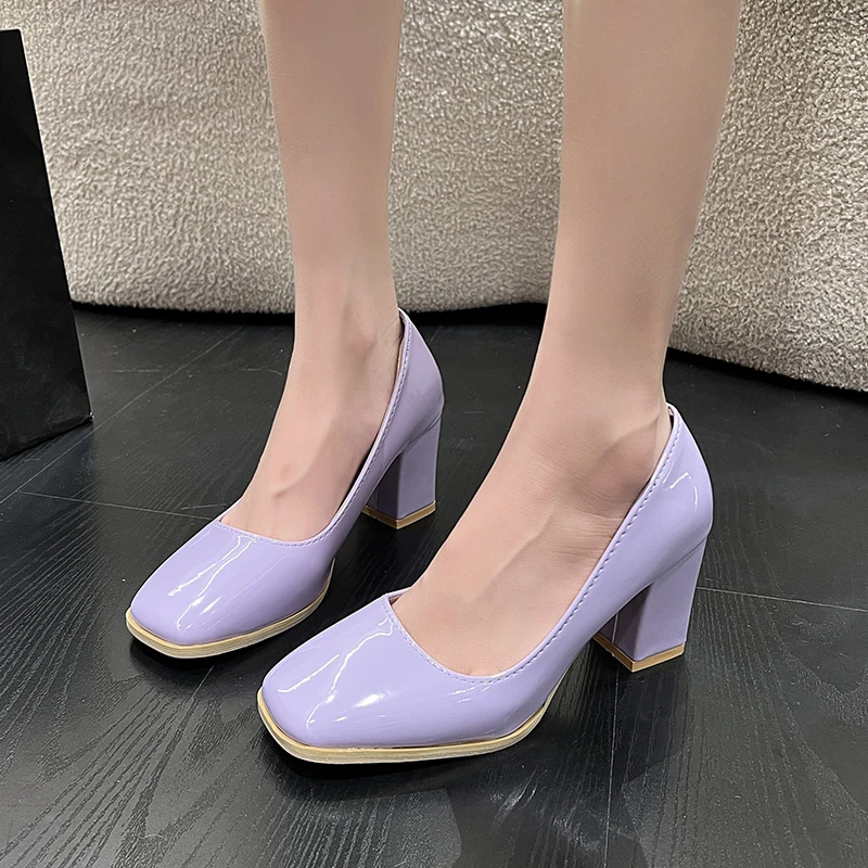 

Stylish and Elegant Solid Color Platform Comfortable Non-slip Heels 2025 Autumn Outdoor Banquet Dress Party Shoes Mujer