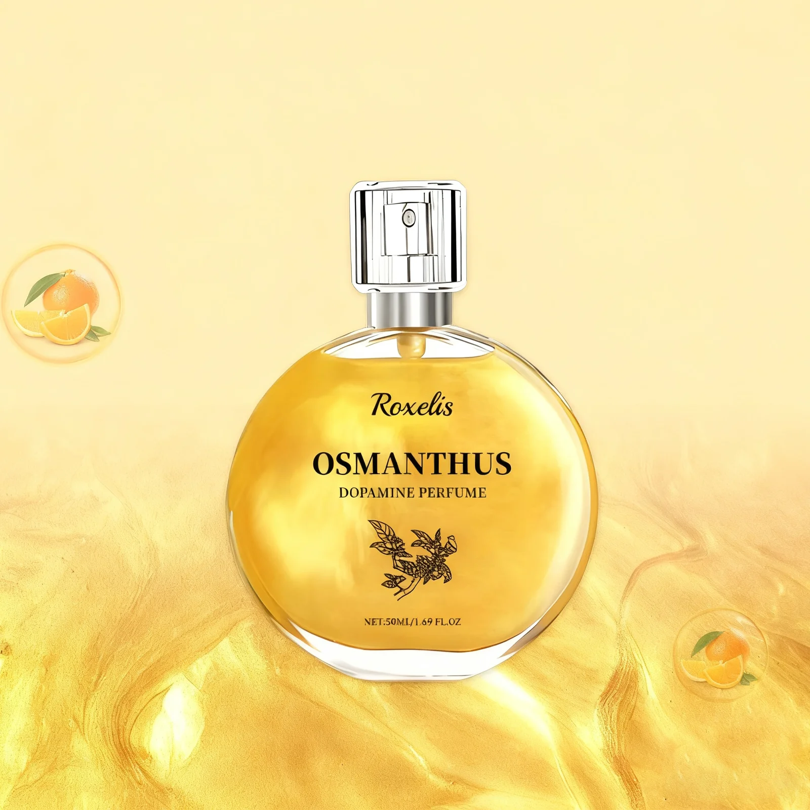 Parfum Dopamine Osmanthus 50ml, arôme frais Unique longue durée, doux et Non irritant, émettant un parfum d'osmanthus rafraîchissant