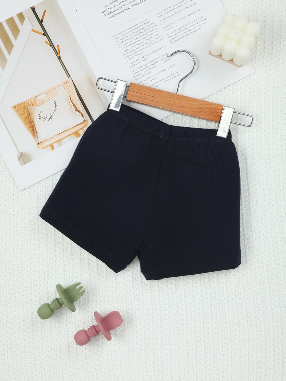 

Летние повседневные шорты для малышей, удобные хлопковые шорты для мальчиков, дышащие свободные шорты (черные)