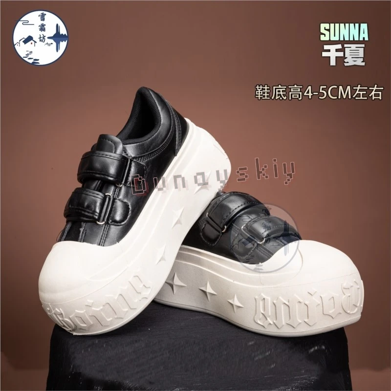 Zenless Zone Zero Sunna Cosplay Shoes Afternoon Tea Break Party Anime Game Roleplay Outfit Female Thick Sole Height Increasing view 5