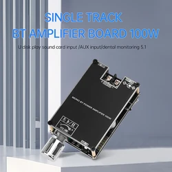 ZK-1001B Mono 100W Bluetooth Audio Amplifier Board TPA3116 TPA3116D2 Sound Amplifier Module Class D AMP Module TWS