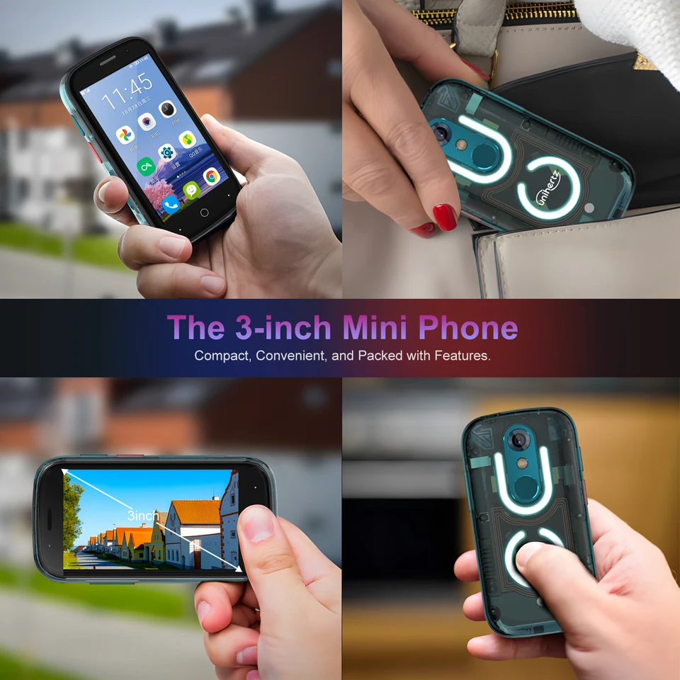 ✨️セール中✨️【完動品・付属品あり✅】小型スマホ Android 13搭載！ Unihertz ゼリースターミニスマートフォン Android 13 8 ギガバイト